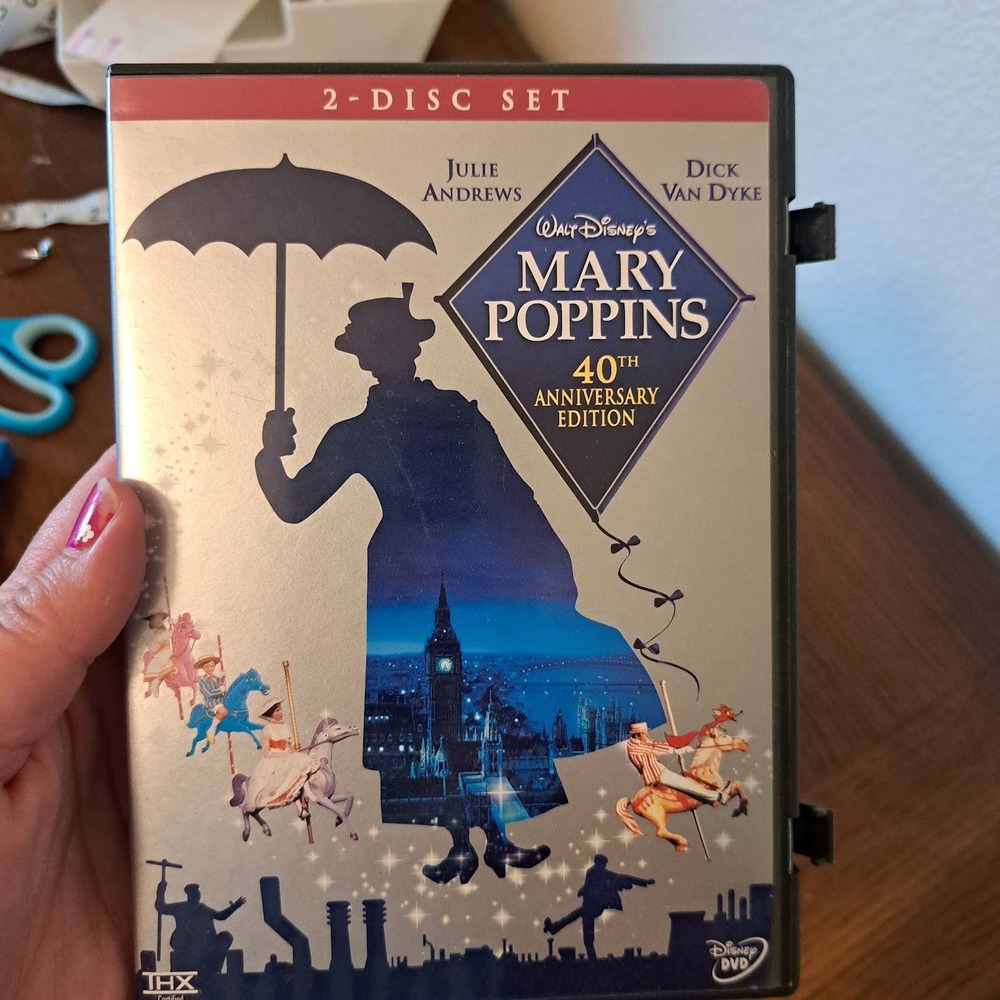 Mary Poppins DVD 40th Anniversary Edition 2-Disc Set Walt Disney Julie Andrews